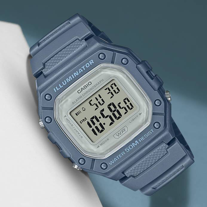 CASIO G-SHOCK W-218HC-2AVDF ADVENTURE READY - VIBRANT BLUE UNISEX WATCH FOR EXPLORERS