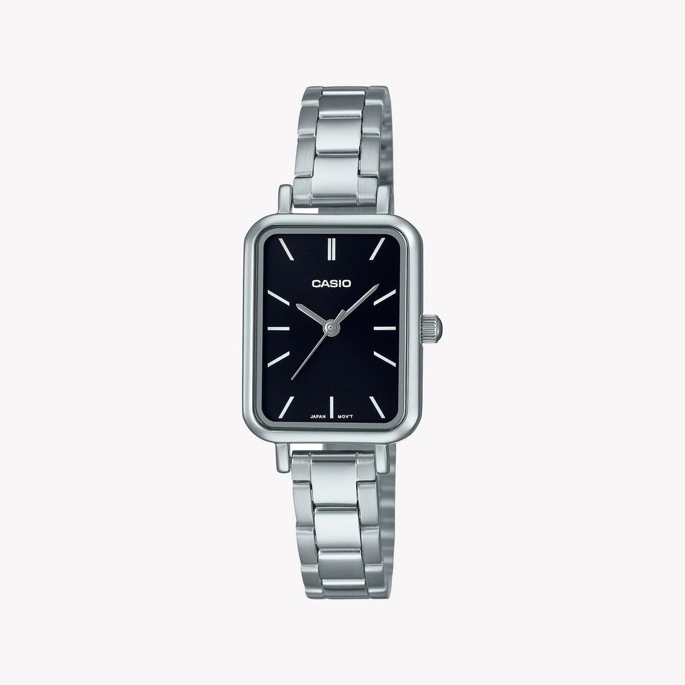 Casio Women's Stainless Steel Watch, Black Dial | Ltp-V009d-1e by i-watch