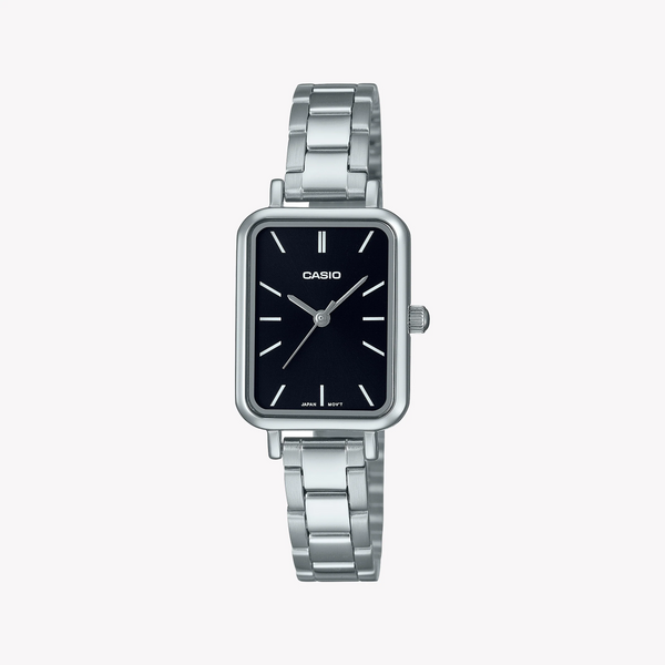 Casio Women's Stainless Steel Watch, Black Dial | Ltp-V009d-1e by i-watch