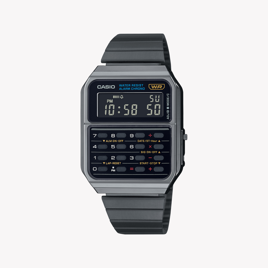 CASIO CA-500WEGG-1BEF - URBAN VERSATILITY DIGITAL TIMEPIECE WITH STAINLESS STEEL BAND