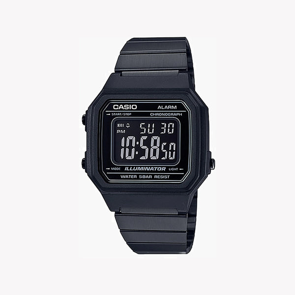 Casio Men's Black Resin Watch, Stainless Steel Band | B650wb-1bdf by i-watch
