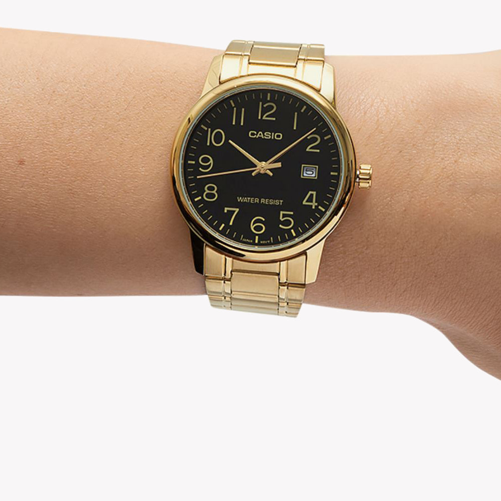 CASIOMTP-V002G-1BUDF ELEGANT TIMEPIECE - SOPHISTICATED MEN'S WATCH WITH GOLD STAINLESS STEEL STRAP-i-Watch-4