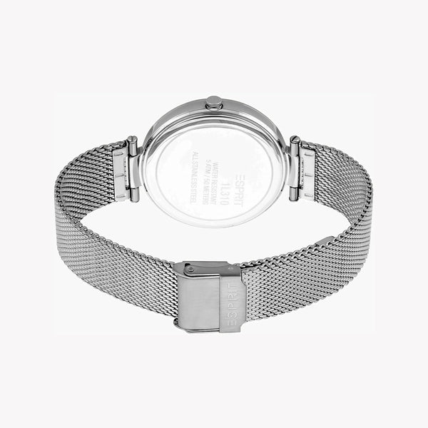 Esprit Women's Silver Stainless Steel Watch, Silver Dial | Es1l166m0025 by i-watch