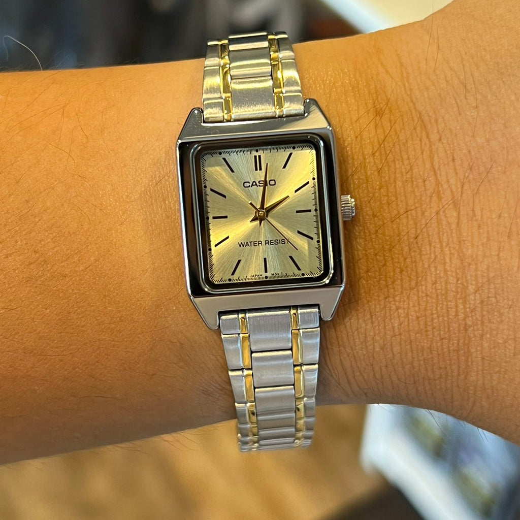 LTP-V007SG-9EUD - ELEGANT FEMININITY: TIMELESS STAINLESS STEEL WATCH FOR THE MODERN WOMAN-i-Watch-4