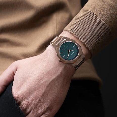 D1 MILANO D1-UTBU02 Women's Rose Gold Watch with Green Dial-i-Watch-5