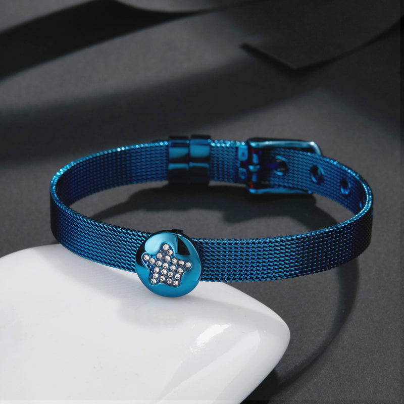 Zink Women's Blue Stainless Steel Bracelet | Zfbr001bl8 by i-watch