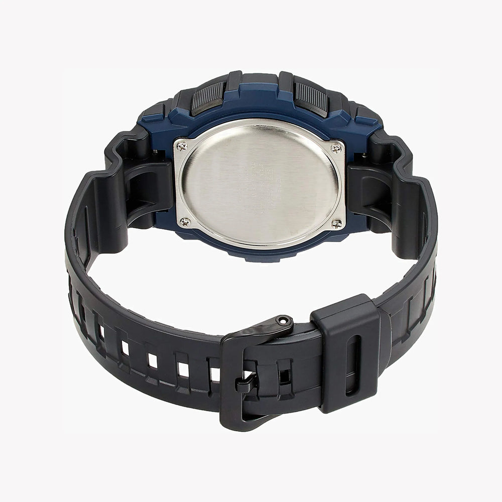 Casio Aeq-200w-2avdf Sporty Stylish - Adventure Awaits Men's Digital-Analog Watch With Black Resin BAnd and Dial by i-watch