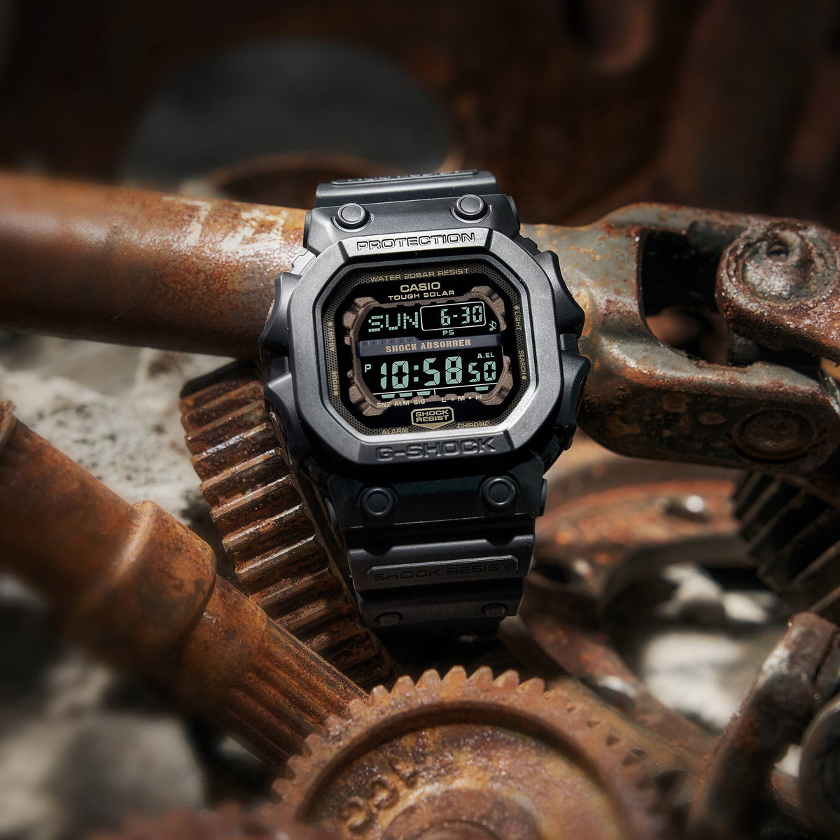 CASIO G-SHOCK GX-56RC-1 THE KING XL – SCHWARZ & RUST SERIE Herrenuhr