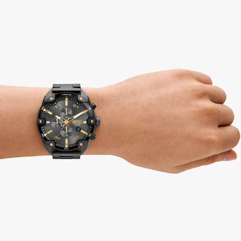 DIESEL DZ4669 BOLD PRESENCE - MEN'S GRAY STAINLESS STEEL WATCH FOR ADVENTUROUS STYLE-i-Watch-4