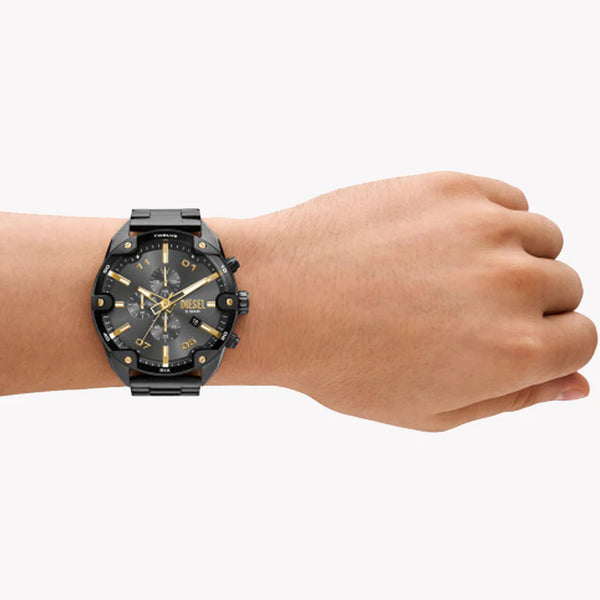 Diesel Men's Gray Stainless Steel Watch, Gray Dial | Dz4669 by i-watch