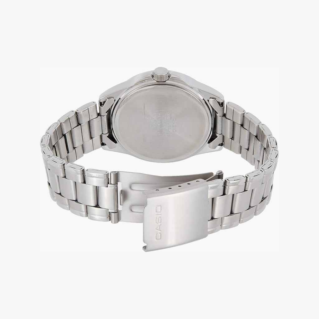 MTP-1215A-2A2DF MEN'S TIMELESS ELEGANCE - CLASSIC SILVER & BLUE DIAL WRISTWATCH-i-Watch-2