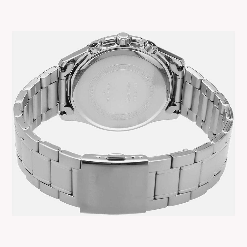 MTP-1375PD-2A2VEF TIMELESS ELEGANCE - MEN'S STAINLESS STEEL WATCH WITH LUXURY BLUE ACCENTS-i-Watch-2