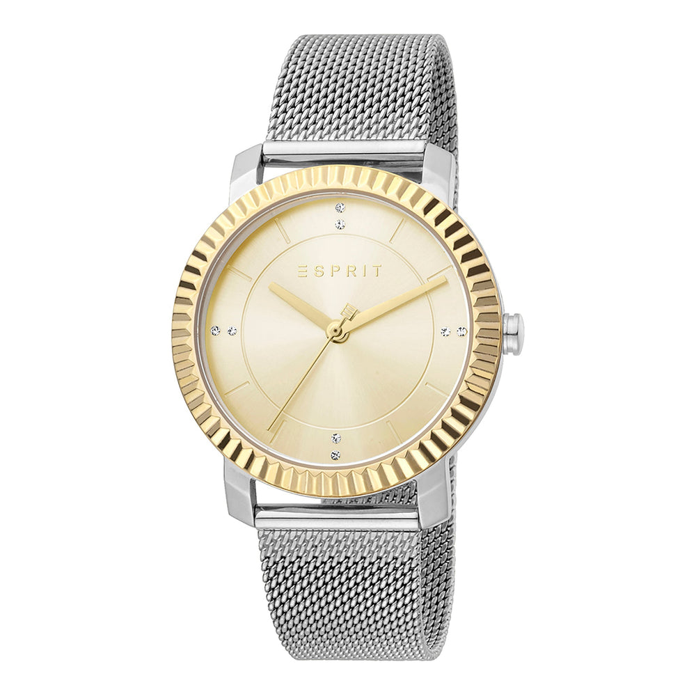 Esprit Women's Watch With Silver Stainless Steel Case And Silver Stainless Steel Band by i-watch