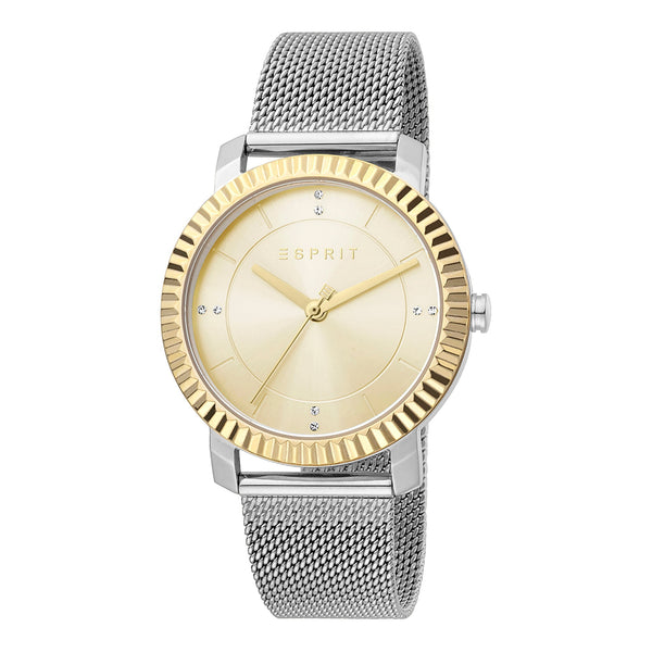 Esprit Women's Watch With Silver Stainless Steel Case And Silver Stainless Steel Band by i-watch