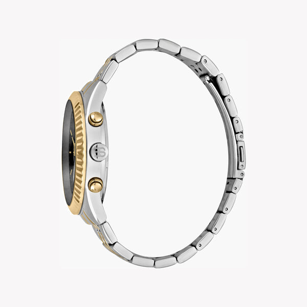 Esprit Men's Silver & Gold Watch, Black Dial | Es1g204m0045 by i-watch