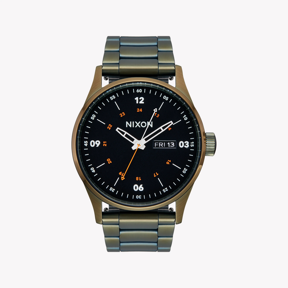 Nixon Men's Stainless Steel Khaki Watch, Black Dial | A356-5110 by i-watch