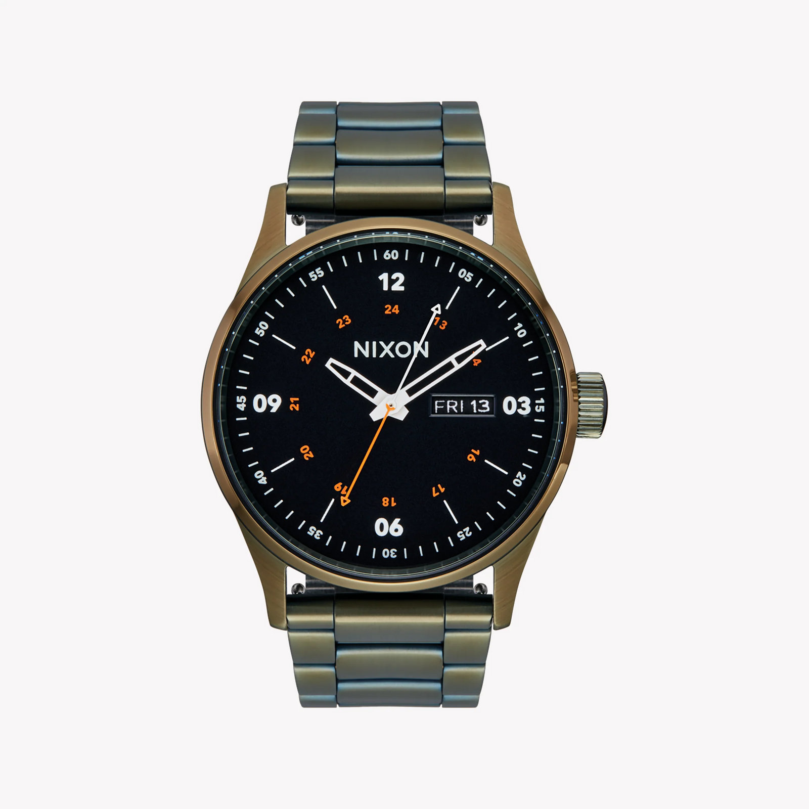 Nixon Men's Stainless Steel Khaki Watch, Black Dial | A356-5110 by i-watch