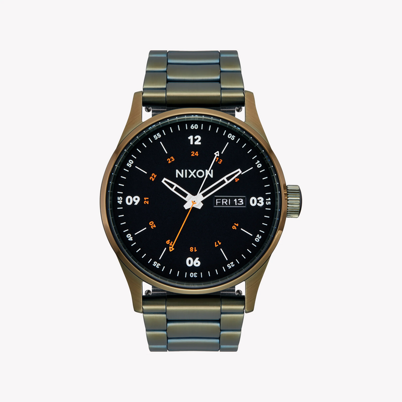 Nixon Men's Stainless Steel Khaki Watch, Black Dial | A356-5110 by i-watch