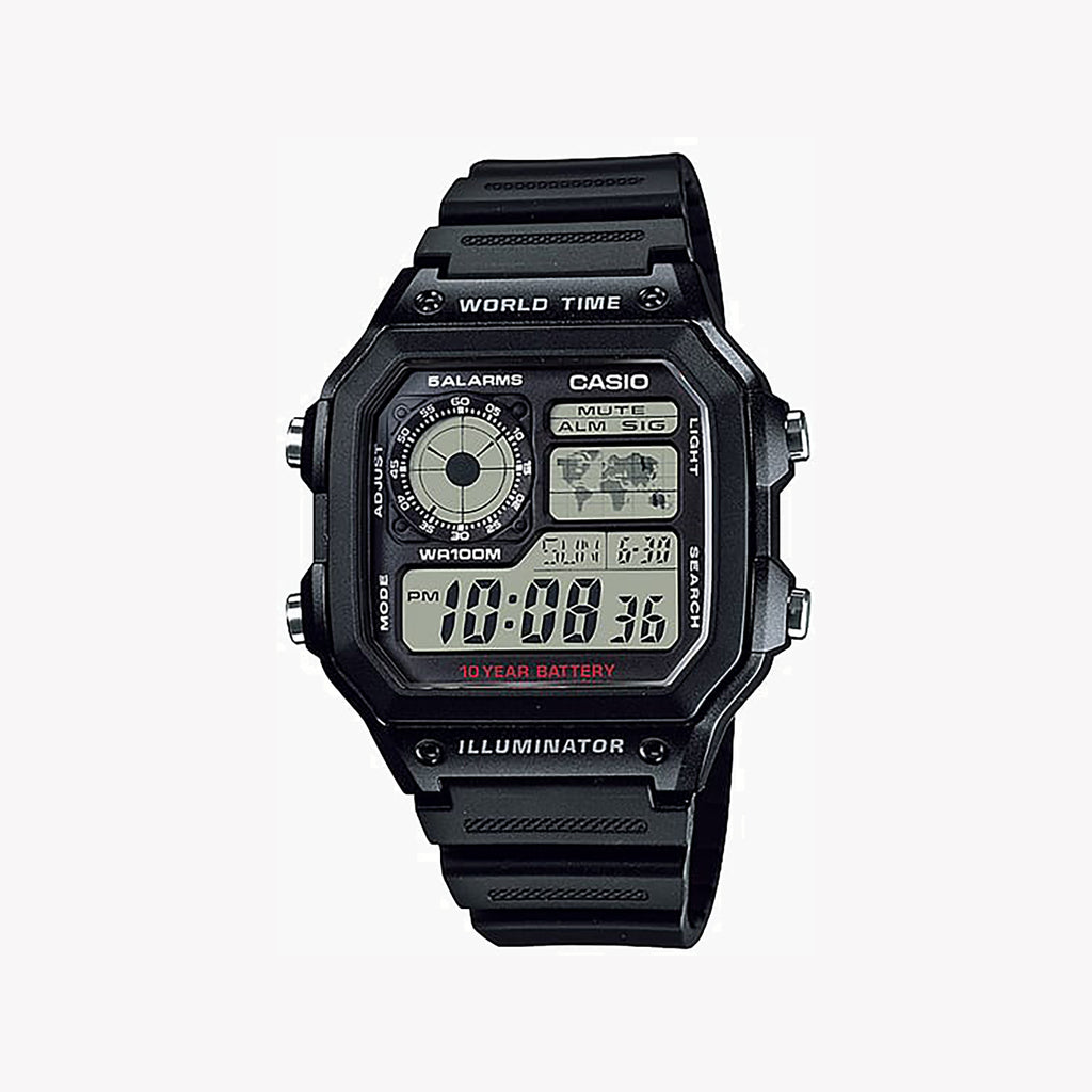 CASIO AE-1200WH-1AVDF - TIMELESS ADVENTURER MEN'S WATCH WITH WATER RESISTANCE & MULTIFUNCTIONALITY-i-Watch-5