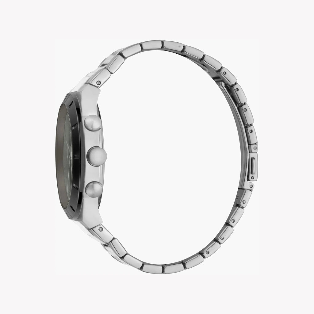 ESPRIT MEN'S SILVER & BLACK STAINLESS STEEL WATCH - TIMELESS ELEGANCE FOR EVERY OCCASION-i-Watch-2