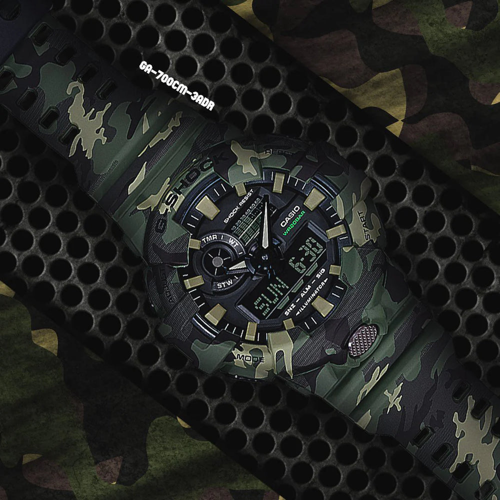 Casio G-Shock Ga-700cm-3adr Adventure Spirit - Bold Green Men's Watch by i-watch