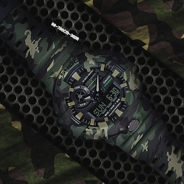 Casio G-Shock Ga-700cm-3adr Adventure Spirit - Bold Green Men's Watch by i-watch