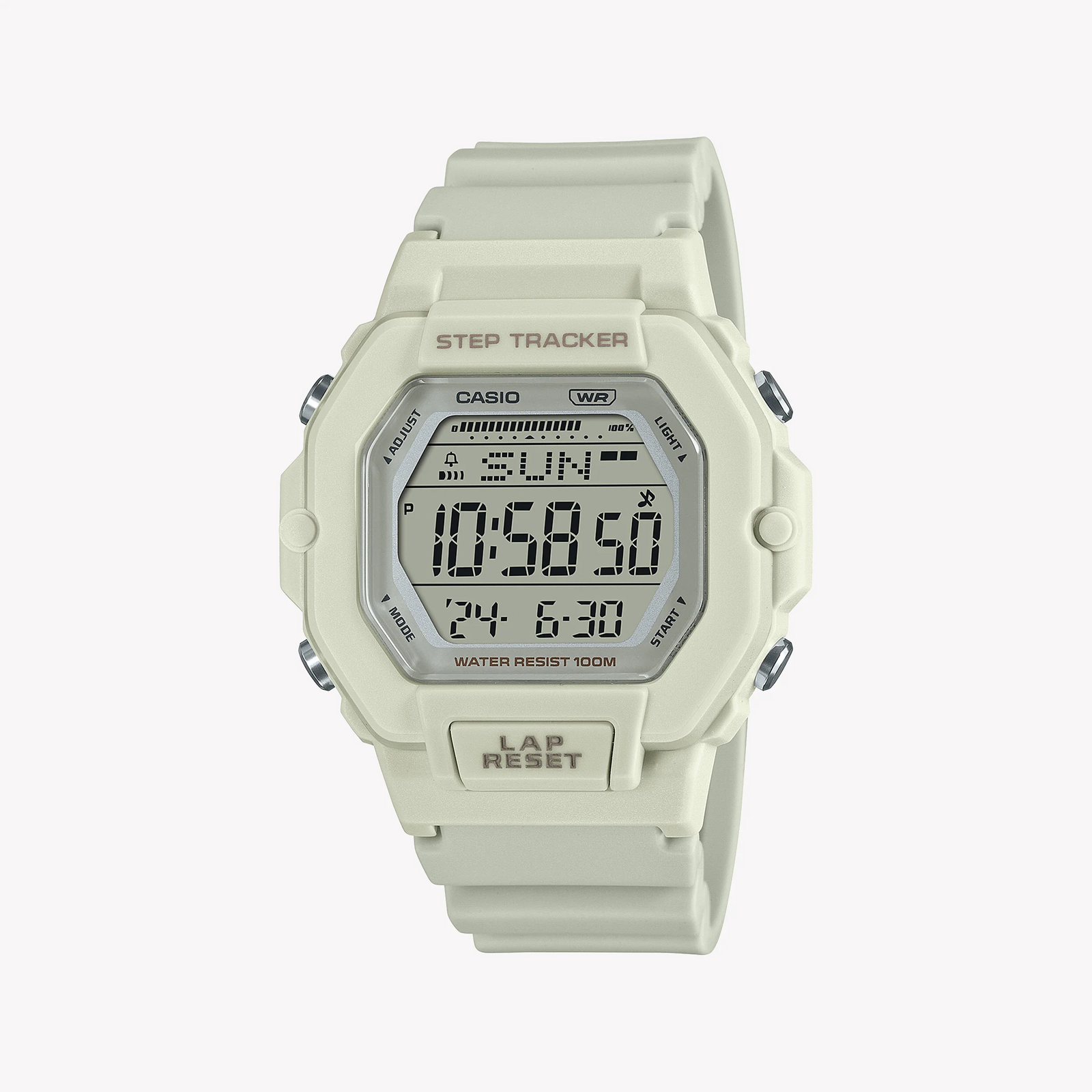 Casio Women's White Resin Watch, Sporty Style | Lws-2200h-8avdf by i-watch