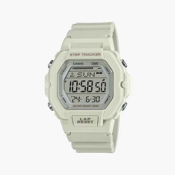 Casio Women's White Resin Watch, Sporty Style | Lws-2200h-8avdf by i-watch