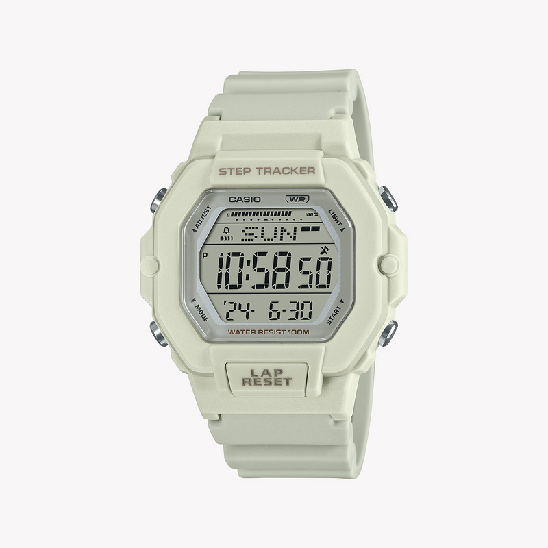 Casio Women's White Resin Watch, Sporty Style | Lws-2200h-8avdf by i-watch