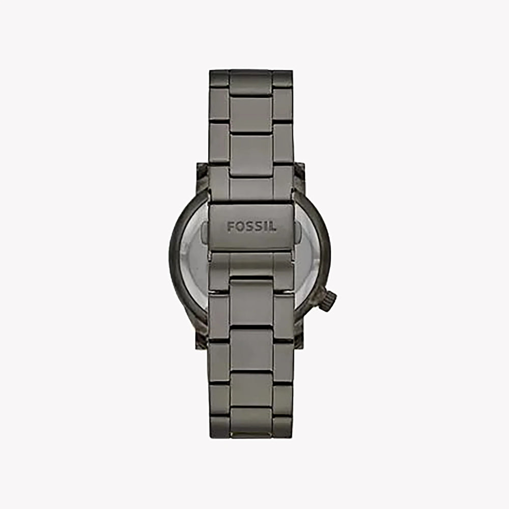 Fossil Men's Gray Stainless Steel, Black Dial | Fs5508 by i-watch