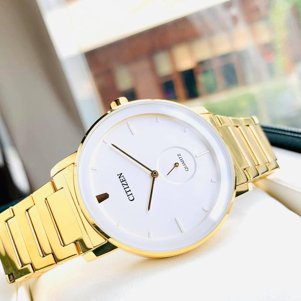 ساعة سيتيزن BE9182-57A - ساعة ذهبية أنيقة للرجال - طراز خالد ووظيفة عصرية