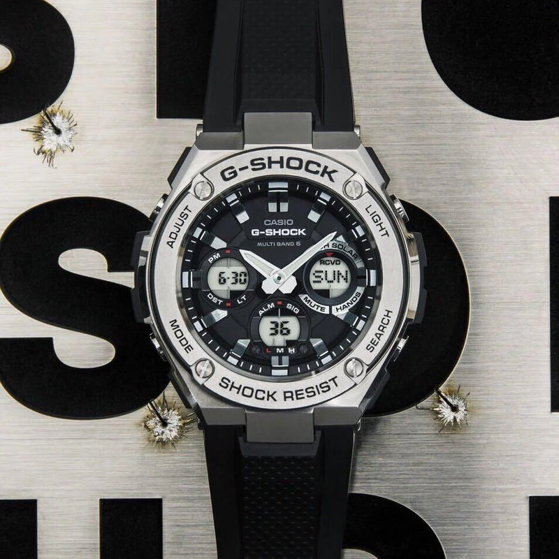 Casio G-Shock Gst-S110-1adr - Rugged Elegance For Adventurous Men's Style by i-watch