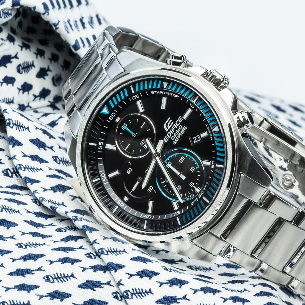 Casio Edifice SLIM CHRONOGRAPH EFR-S572D-1AVUEF - Stylish & Versatile-i-Watch-3