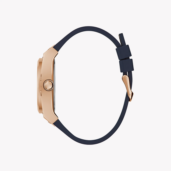 Guess Men's Rose Gold & Blue Silicone Watch | Gw0569g3 by i-watch