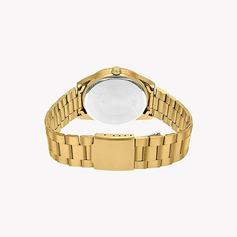 CASIO MTP-VD03G-3A BOLD GREEN DIAL - LUXURIOUS GOLD-PLATED MEN'S WATCH-i-Watch-2