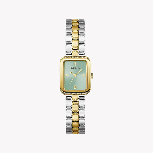 Chic Radiance Women's Gold & Green Watch, Stainless Steel | Gw0865l4 by i-watch