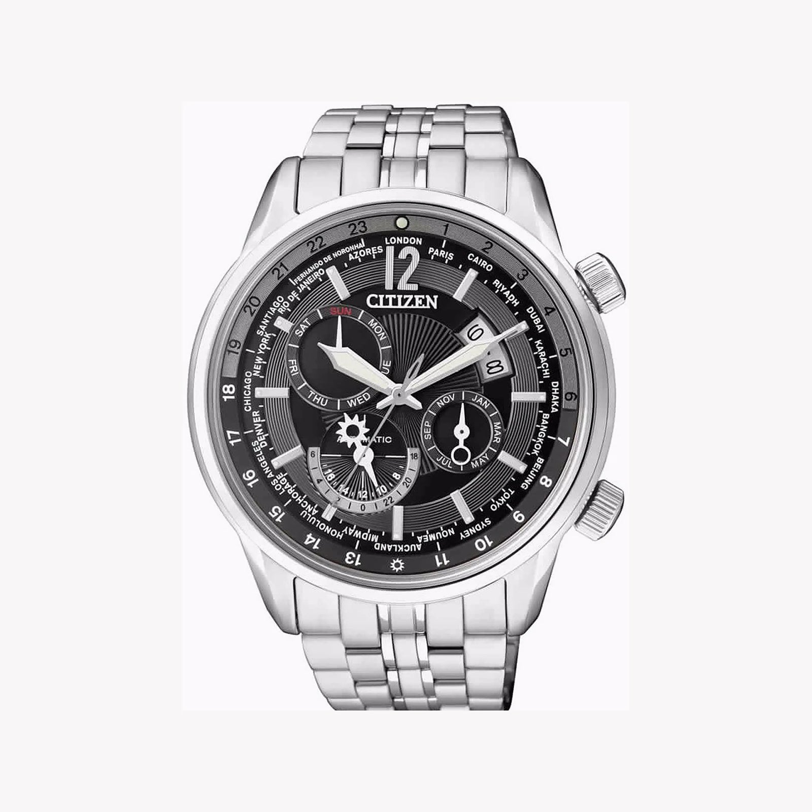 Citizen Nb2010-58e Kinetic Elegance - Men's Automatic Watch With Striking Silver & Black Design by i-watch