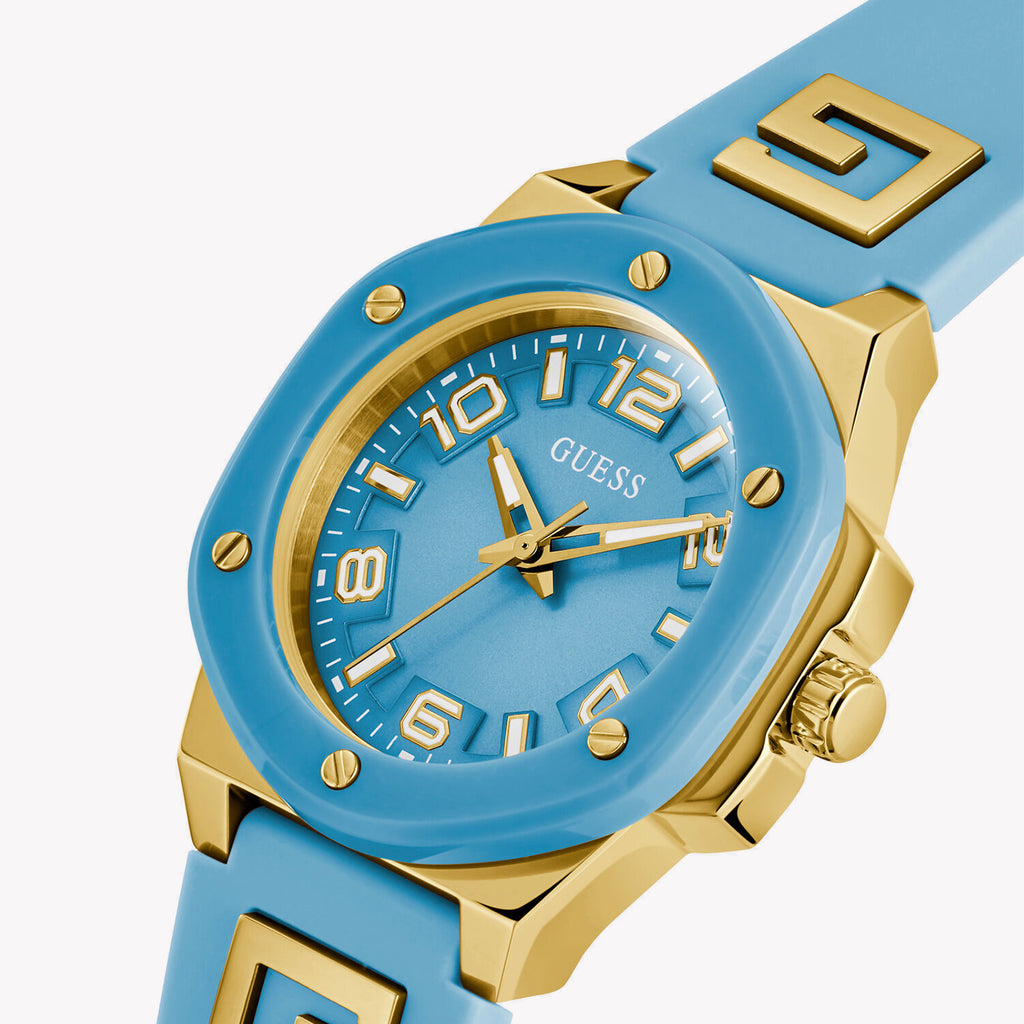 GUESS GW0555L3 - VIBRANT FUSION UNISEX TIMEPIECE WITH GOLD CASE & BLUE DIAL-i-Watch-5