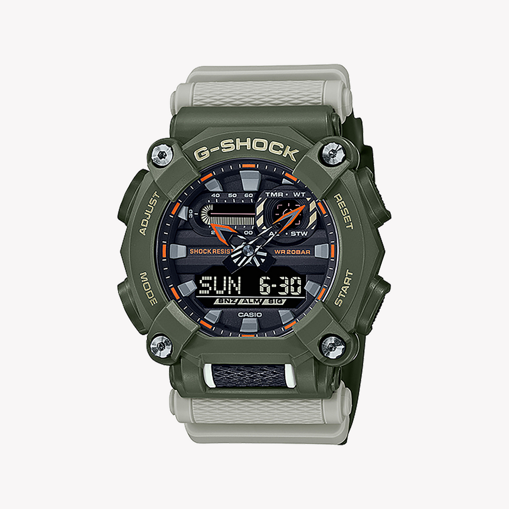 CASIO G-SHOCK GA-900HC-3ADR ADVENTURE READY - RUGGED GREEN MEN'S WATCH