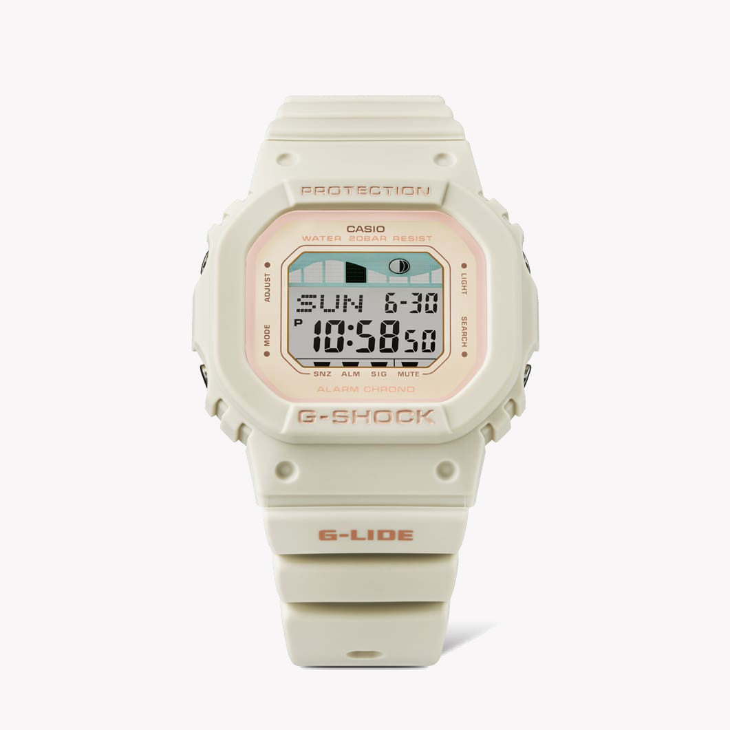 CASIO G-SHOCK GLX-S5600-7 G-LIDE White - SURF TIDE GRAPHS Women's Watch