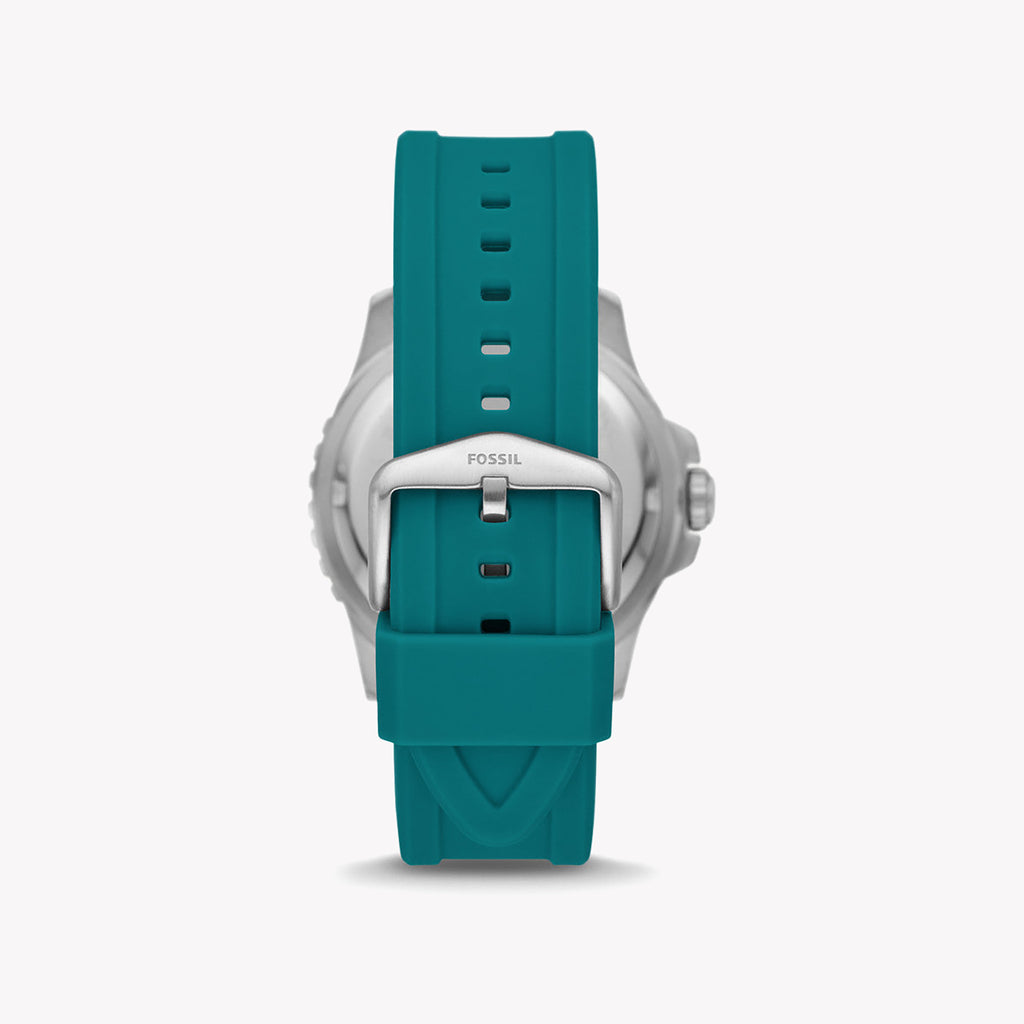 FOSSIL FS5992 TIMELESS ELEGANCE - MEN'S BLUE STAINLESS STEEL WATCH WITH SILICONE BAND-i-Watch-3