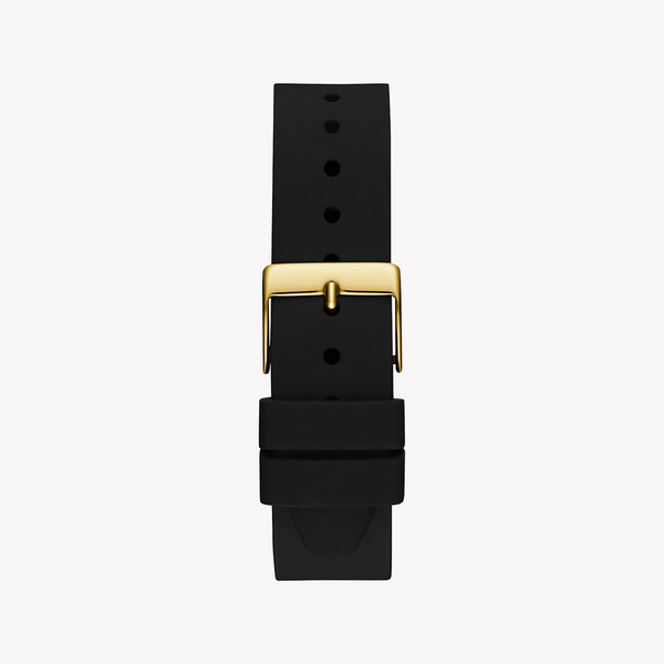 Guess Women's Gold Stainless Steel, Black Silicone | Gw0755l3 by i-watch