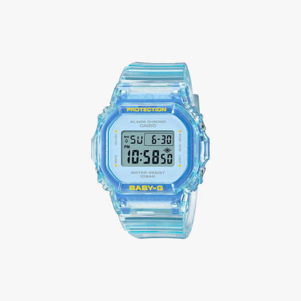 Casio Women's Resin Watch, Blue And Pink | Bgd-565sj-2er by i-watch