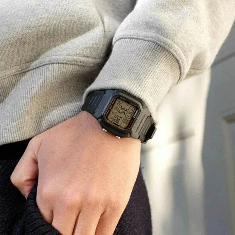 Casio W-800hg-9avdf - Rugged Elegance Men's Digital Timepiece With Black Resin Band by i-watch