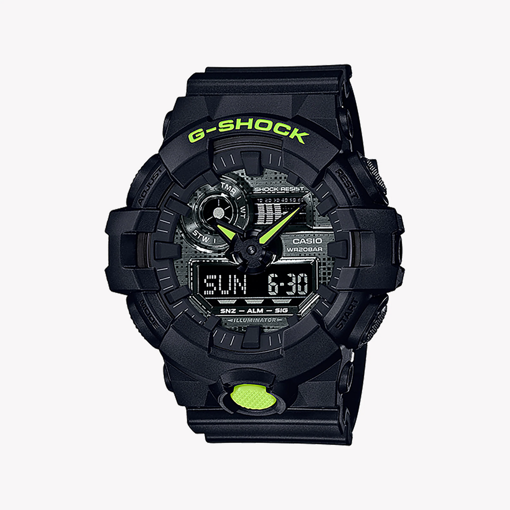 Casio G-Shock Ga-700dc-1adr - Bold Adventurer Men's Watch With Sleek Black Resin Band & Digital Display by i-watch