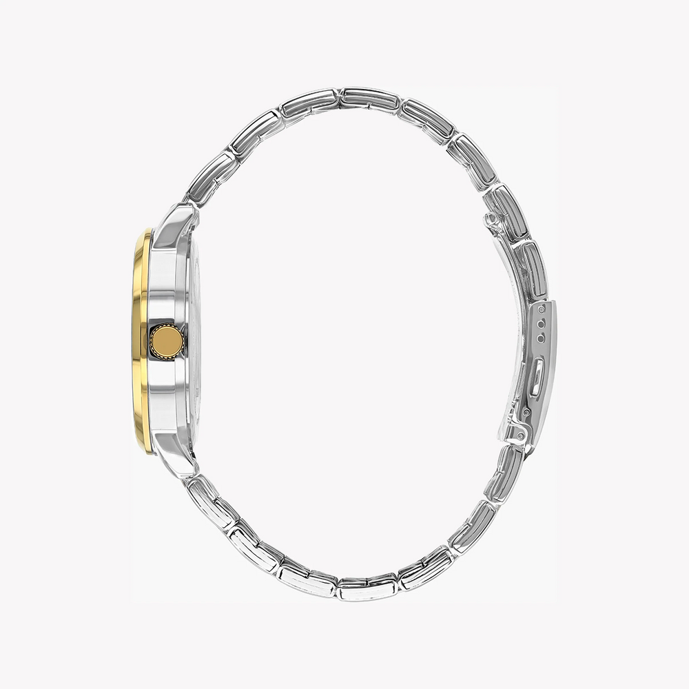 Citizen Dz0044-50x - Bold Timepiece For Men: Luxe Gold & Silver Design, Quartz Accuracy, 5 Atm Water Resistant by i-watch