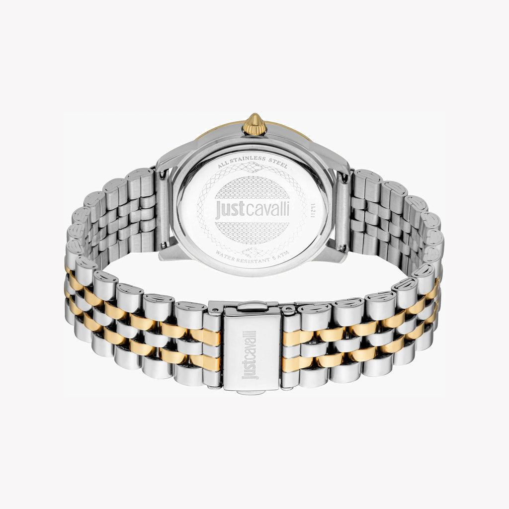 JUST CAVALLI Women's Watch with Silver & Gold Stainless Steel Case and Silver & Gold Stainless Steel Band-i-Watch-3