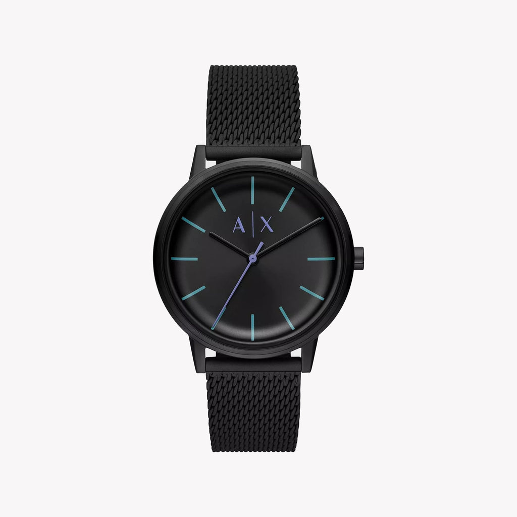 ARMANDI EXCHANGE AX2760 BOLD TIMEPIECE - STYLISH BLACK MEN'S WATCH WITH STAINLESS STEEL BAND