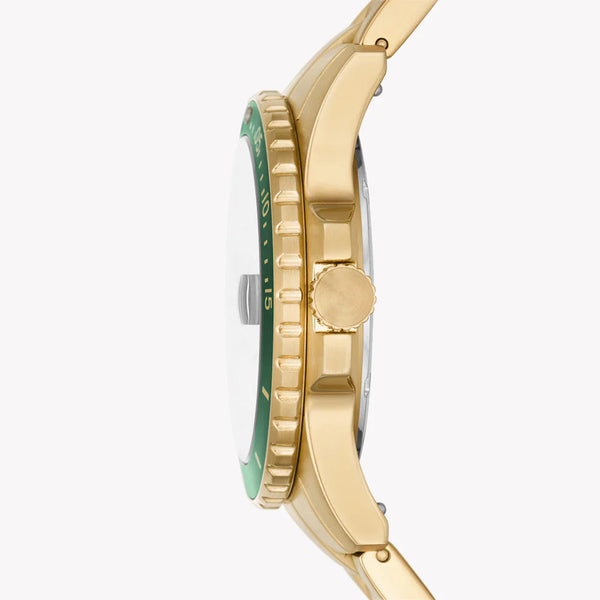 Fossil Men's Gold Watch, Green Dial | Fs5950 by i-watch