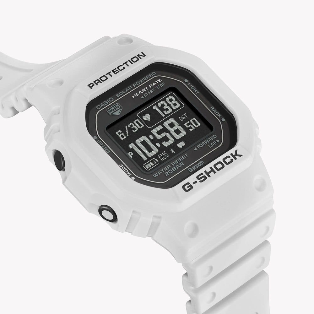 G-Shock Men's White Resin Sport Watch, Digital Dial | Dw-H5600-7dr by i-watch